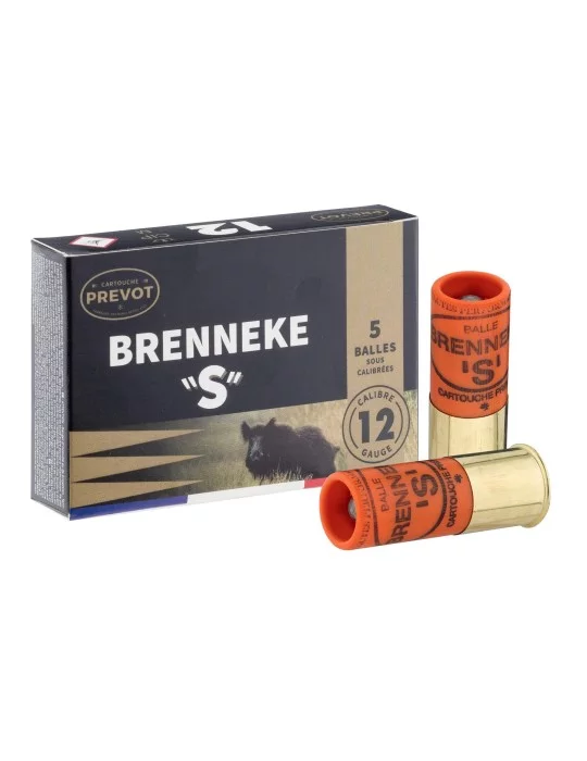 Balle sous-calibrée Prevot Brenneke "S" C.12/70