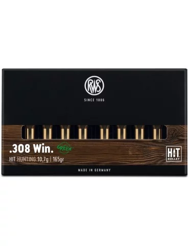 RWS .308 Win. HIT 165 gr sans plomb