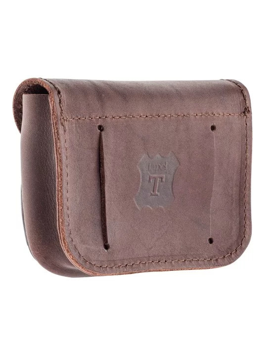 Pochette en cuir country sellerie