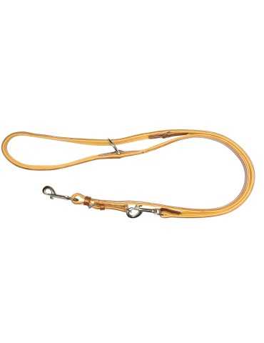 Laisse de dressage cuir marron - Country Sellerie