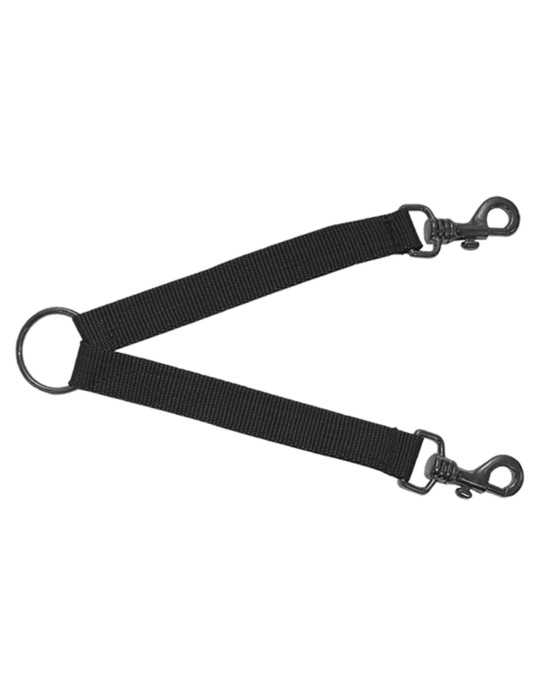Accouple nylon pour deux chiens