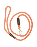 Laisses orange pour chien avec mousqueton - Country
