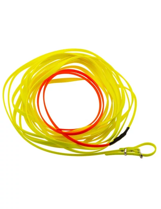 Laisse 10 m Biothane fluo pour chien - Country