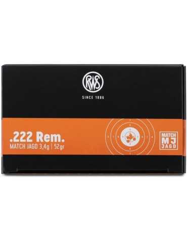 RWS .222 Rem. MJ 52 gr
