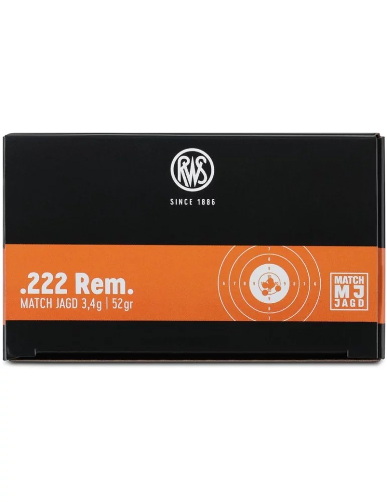 RWS .222 Rem. MJ 52 gr