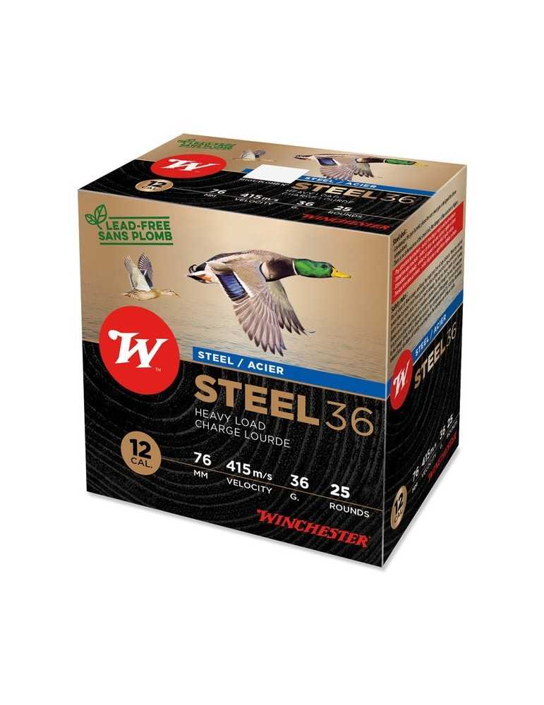 Winchester Steel 36 HP C.12/76 36g cartouches chasse