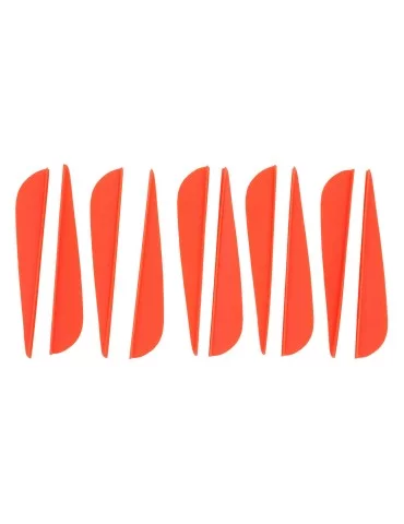 Vanes plastique paraboliques - Natusport