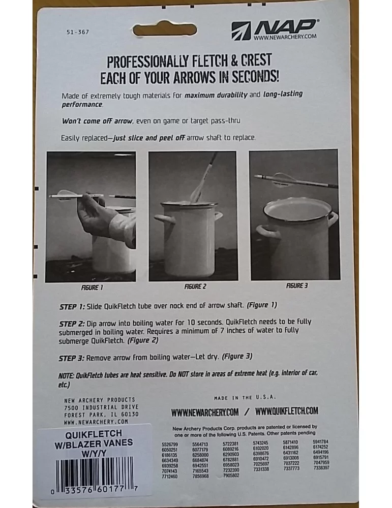 Vanes quickfetch 2’’ faciles à poser - Natusport