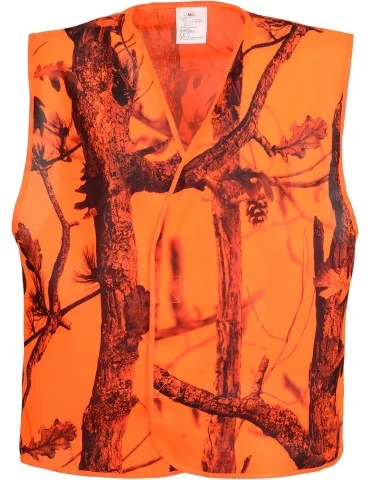 Chasuble haute visibilité orange blaze Percussion