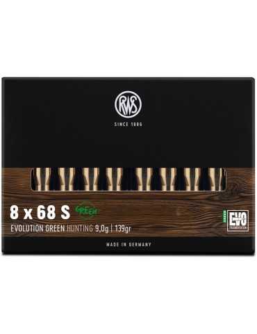 RWS 8x68 S EVO Green 139 gr sans plomb