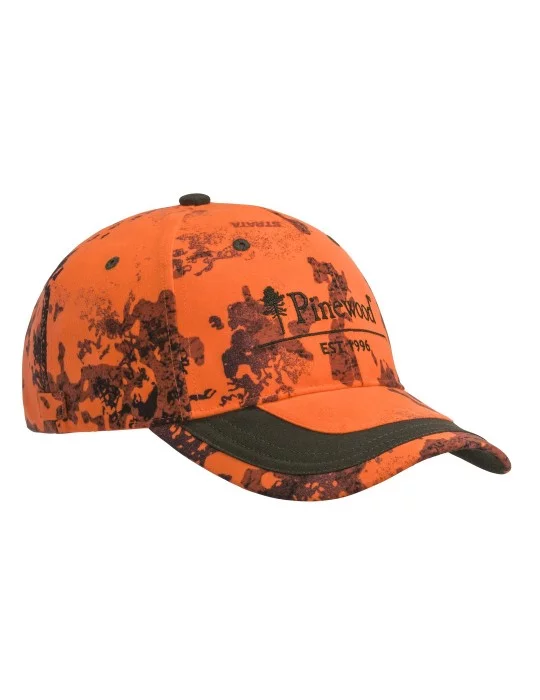 Casquette camo orange Pinewood