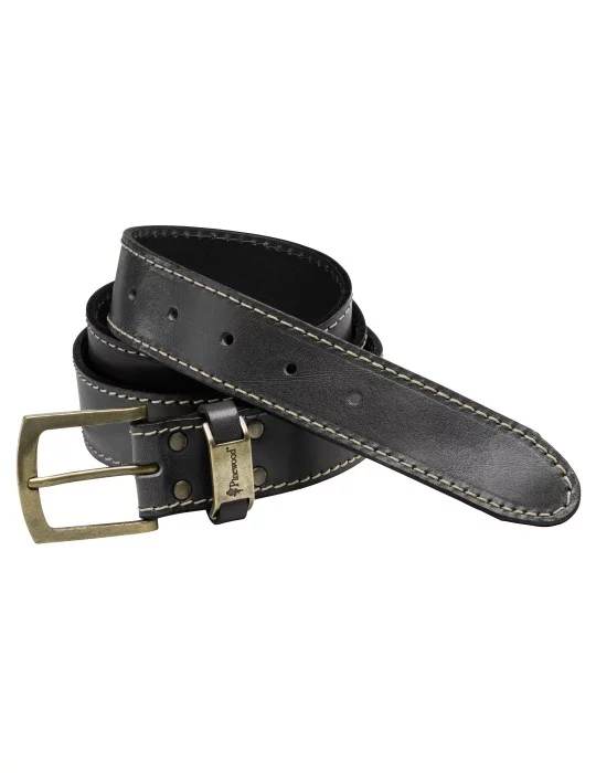 Ceinture Prestwick noir en cuir Pinewood