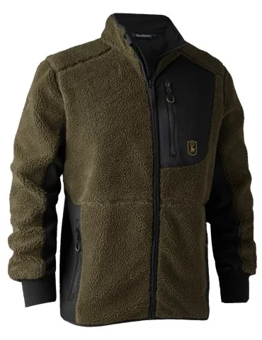 Veste verte Rogaland en fibre de velours Deerhunter