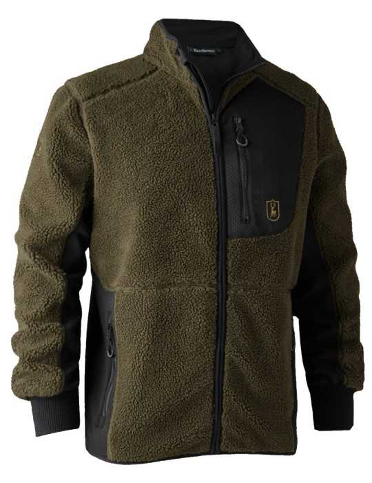 Veste verte Rogaland en fibre de velours Deerhunter