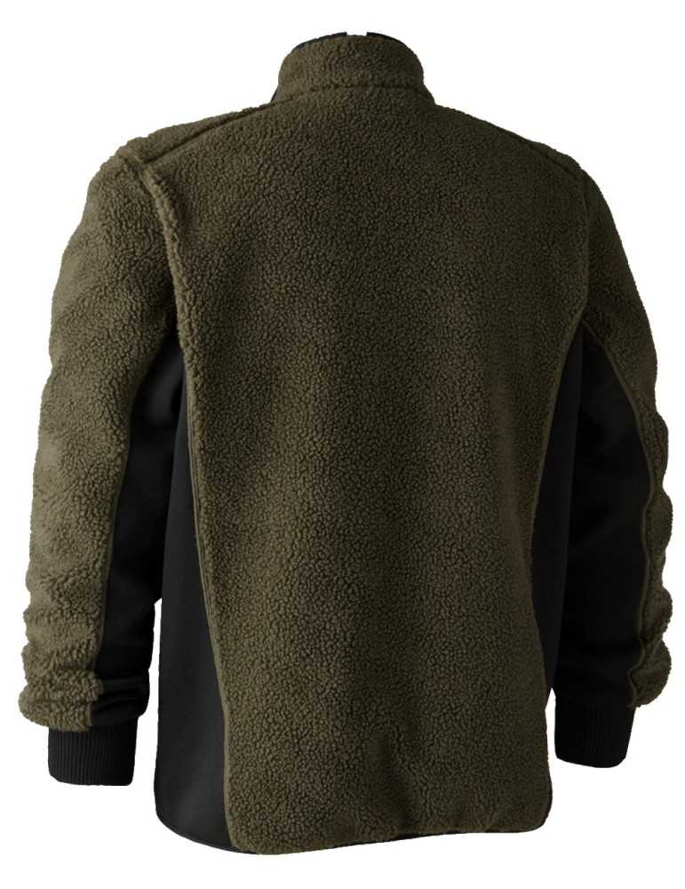 Veste verte Rogaland en fibre de velours Deerhunter