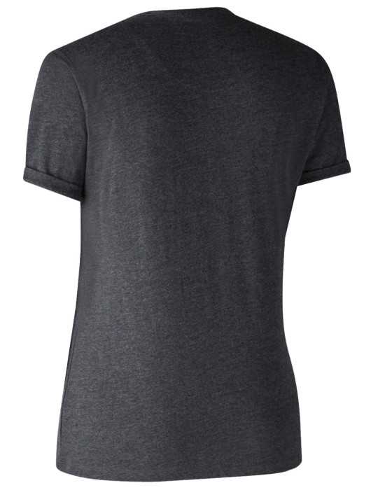 Lot de 2 t-shirts basiques pour femme vert et noir Deerhunter