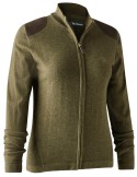 Cardigan kaki Darlington pour femme Deerhunter