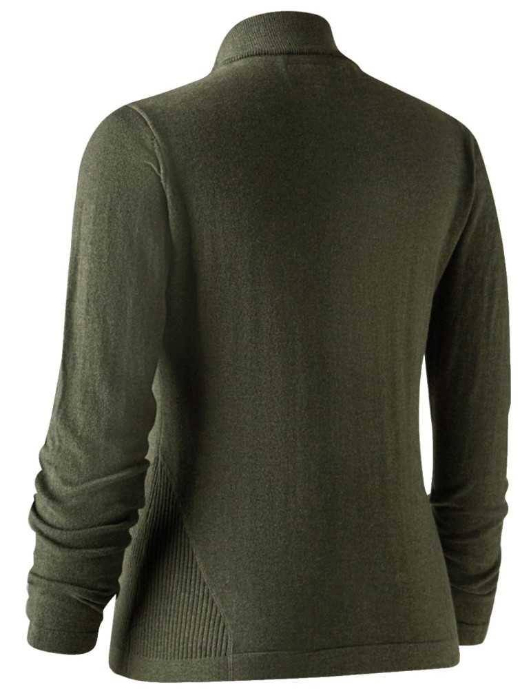 Cardigan vert Darlington pour femme Deerhunter