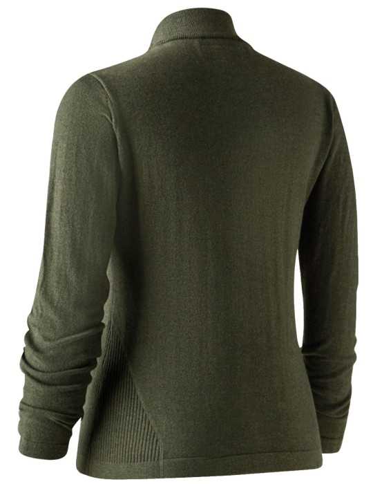 Cardigan vert Darlington pour femme Deerhunter