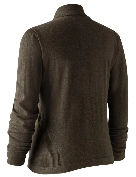 Cardigan marron Darlington pour femme Deerhunter