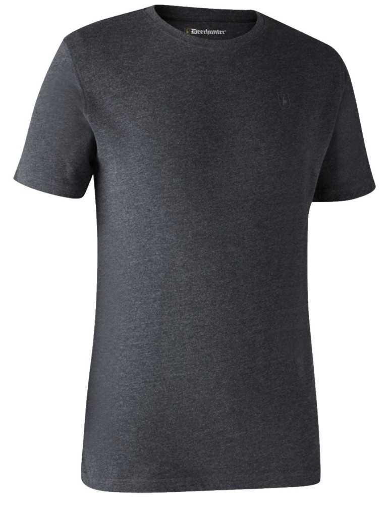 Lot de 2 t-shirts basiques marron et noir Deerhunter
