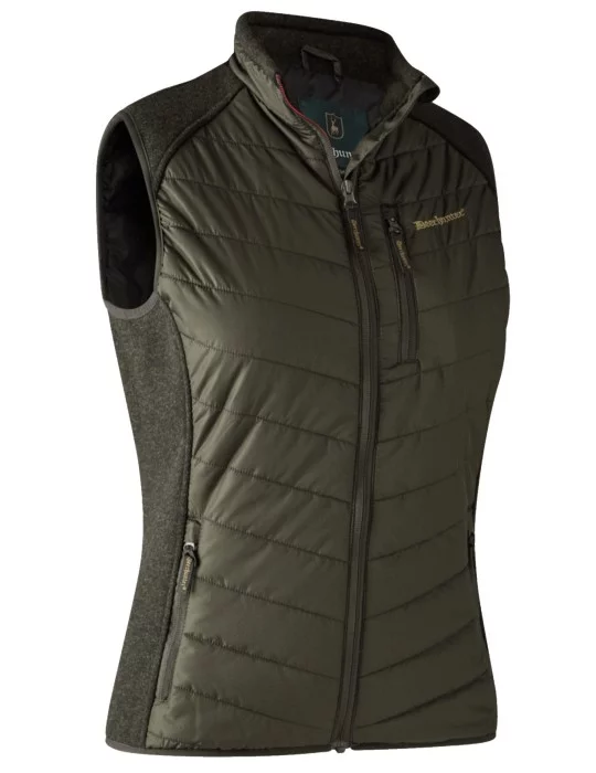 Gilet vert matelassé lady Caroline Deerhunter