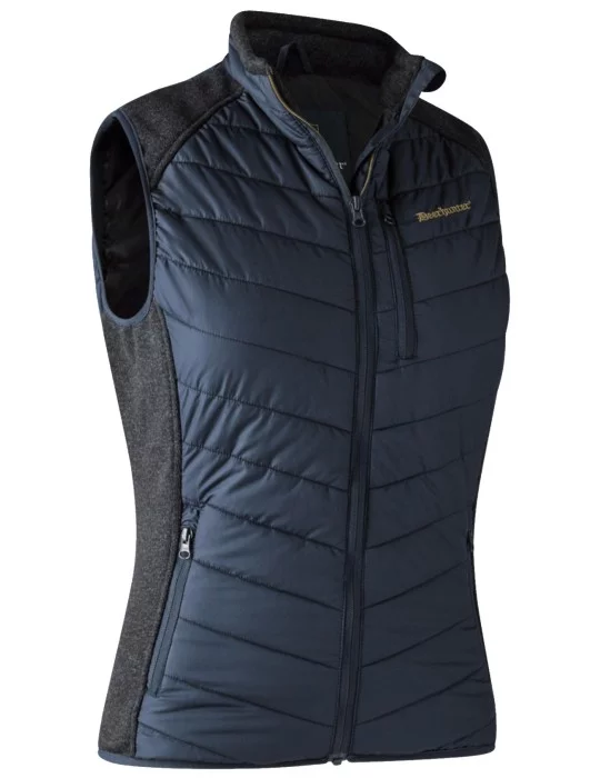 Gilet bleu matelassé lady Caroline Deerhunter