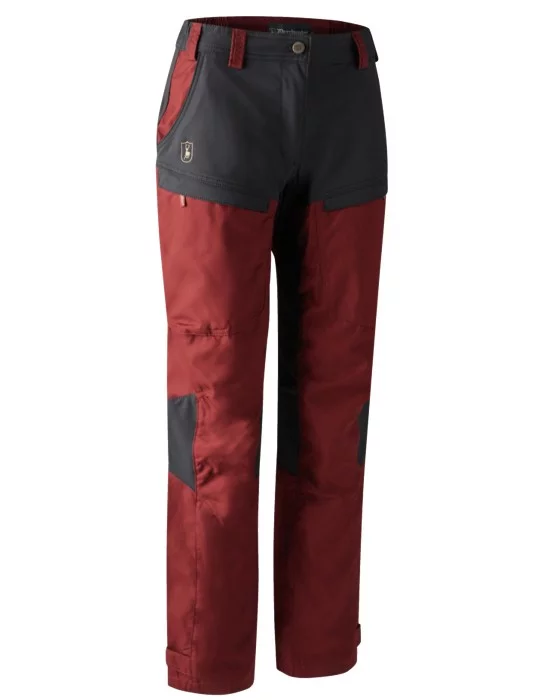 Pantalon rouge lady Ann Deerhunter