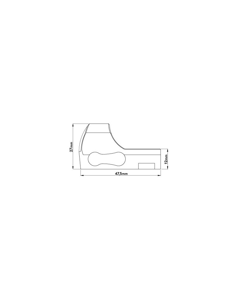 Viseur Kite Optics K1 Montage Docter 2MOA