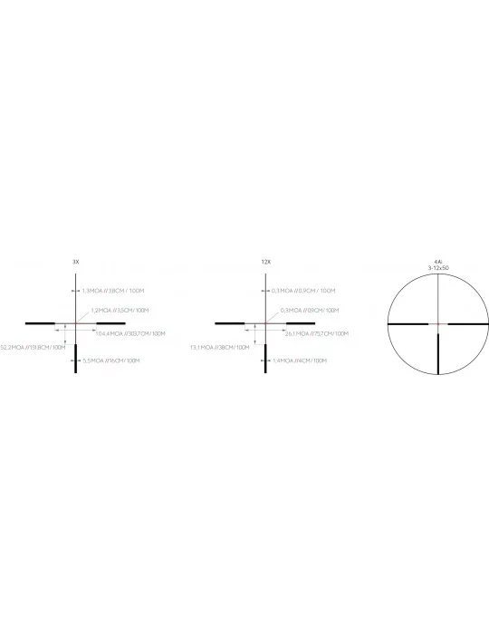 Lunette Kite Optics K4 3-12x50