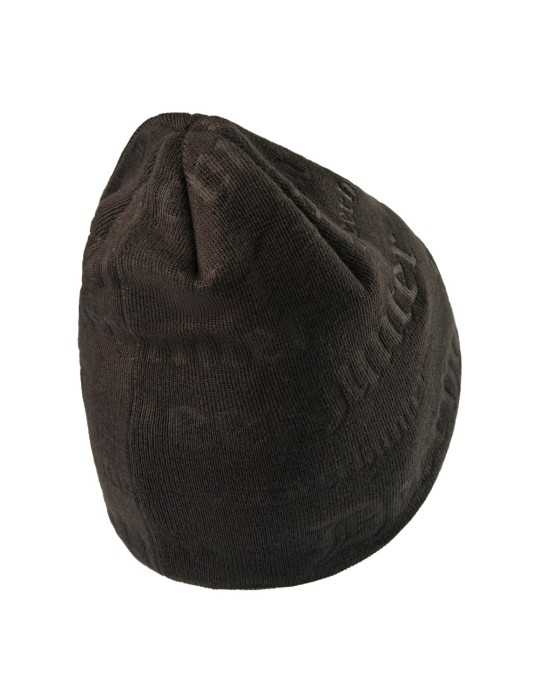 Bonnet marron avec logo en relief Deerhunter