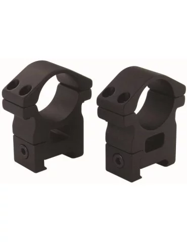 Colliers de montage acier rail weaver 25.4 mm