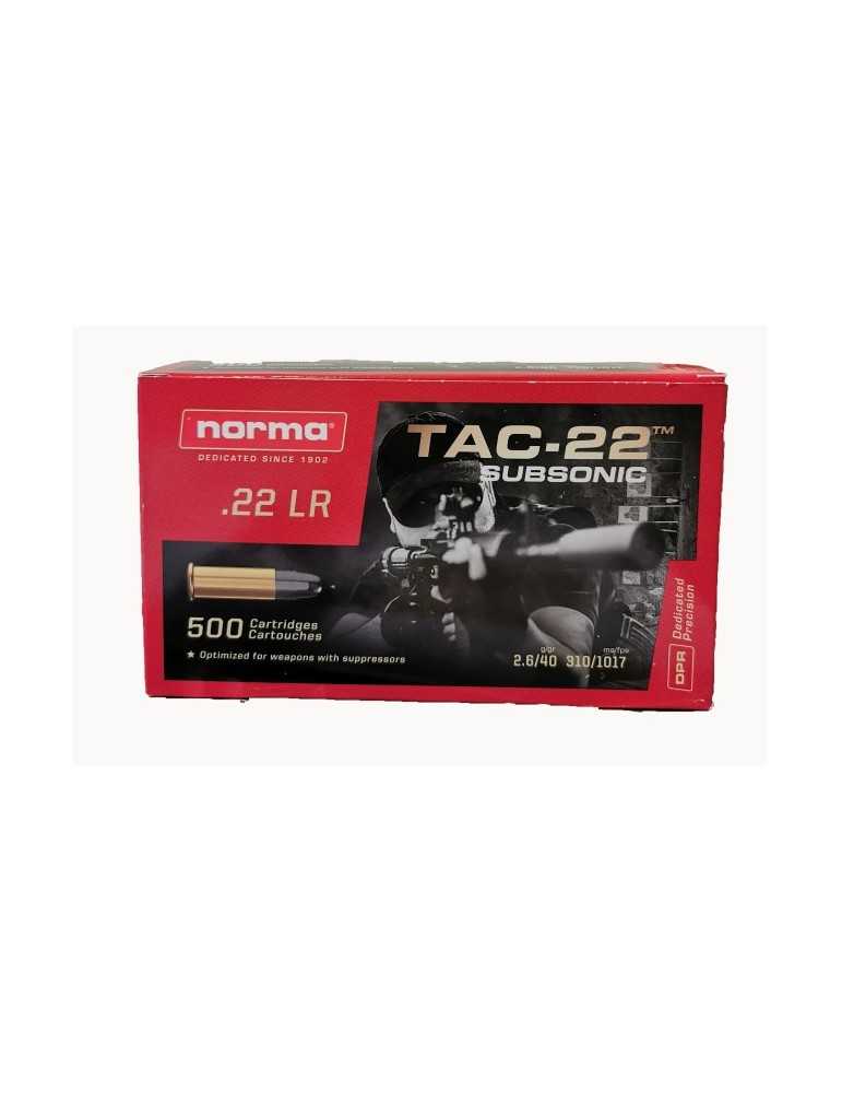 Norma .22 LR Subsonic-22 lot de 500*