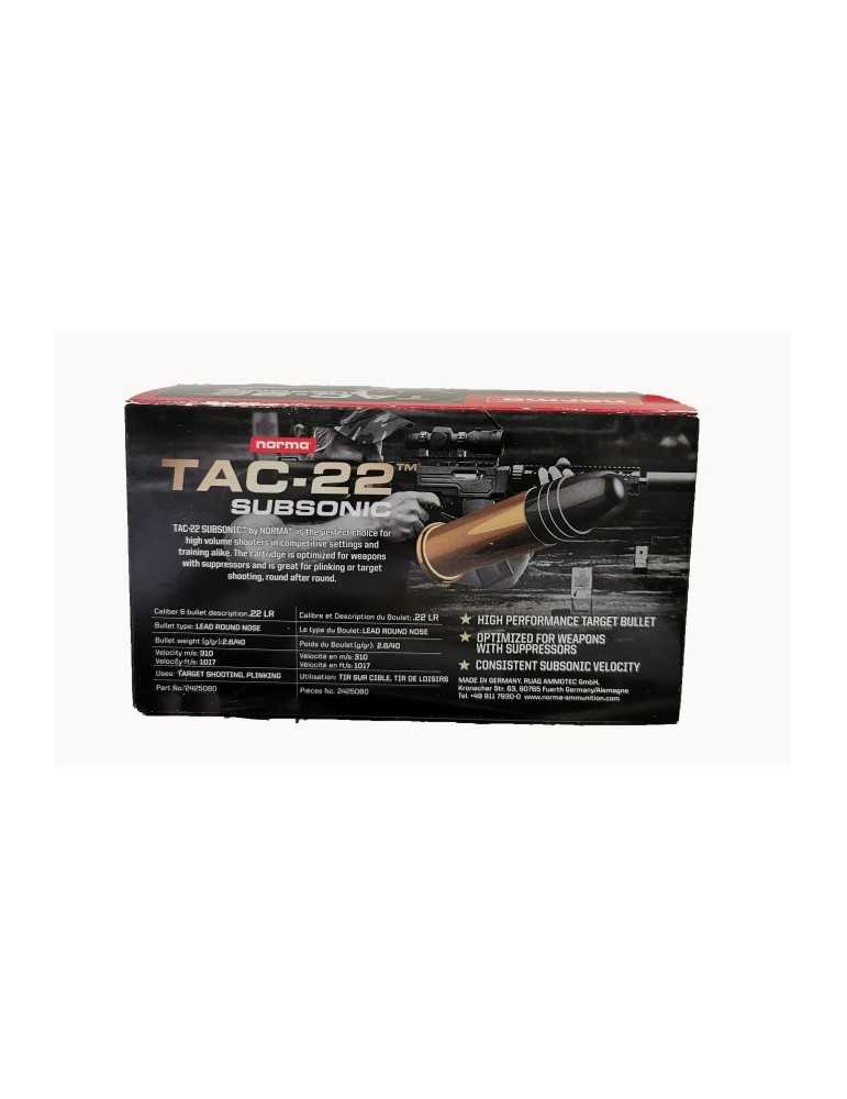 Norma .22 LR Subsonic-22 lot de 500*