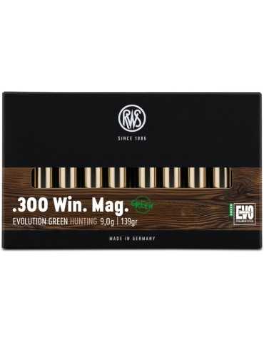 RWS .300 Win. Mag. EVO Green 139 gr sans plomb