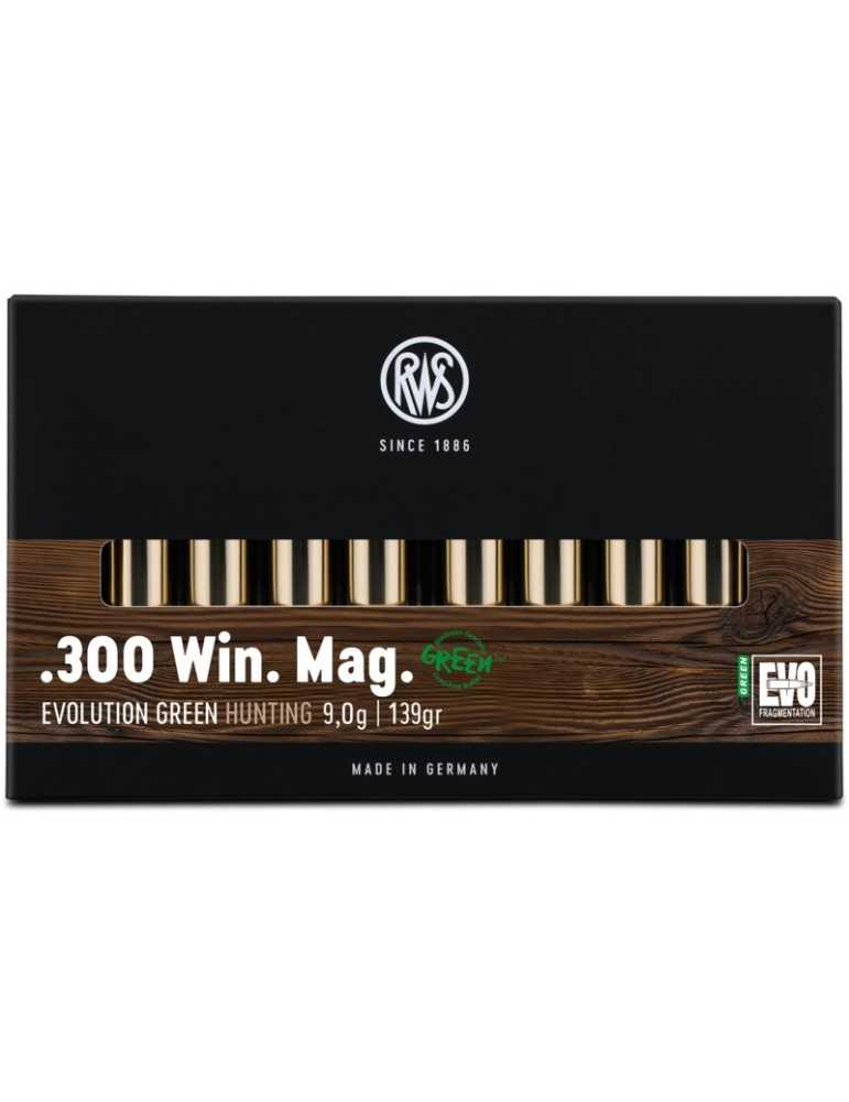 RWS .300 Win. Mag. EVO Green 136 gr sans plomb