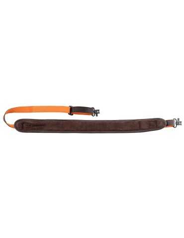 Bretelle carabine en cuir avec cartouchière 2