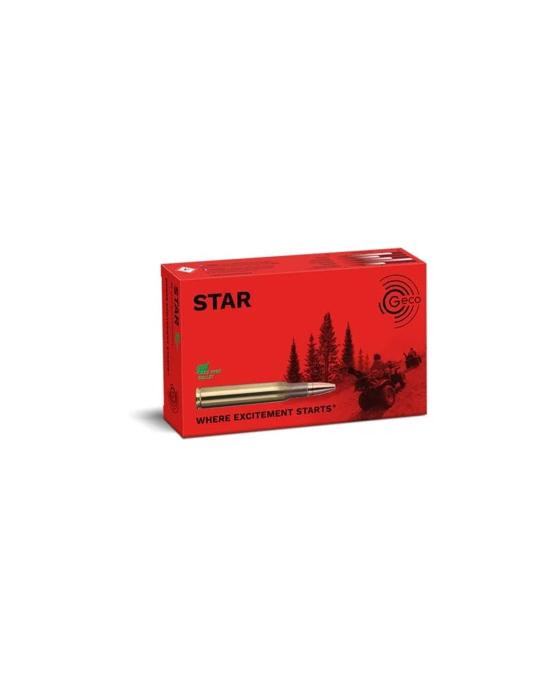 Geco Cartouches .380 Win Star (sans plombs) 165 gr