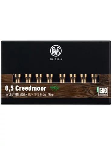RWS 6,5 CREEDMOOR EVOLUTION GREEN 6,0G