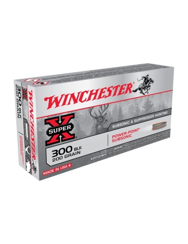 Winchester .300 BLK. Subsonic 200 gr
