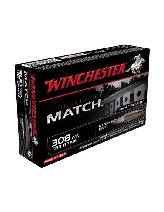 Winchester .308 WIN. Boat Tail Match 168 gr
