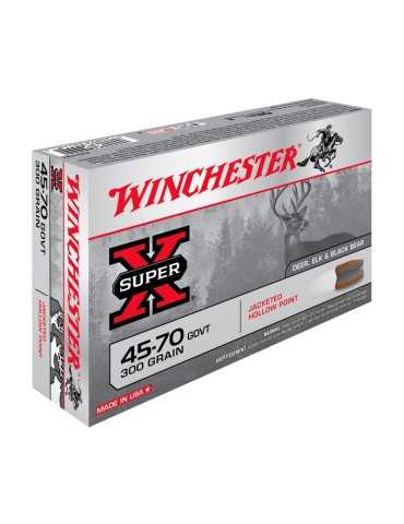 Winchester .45-70 GVT. JHP 300 gr