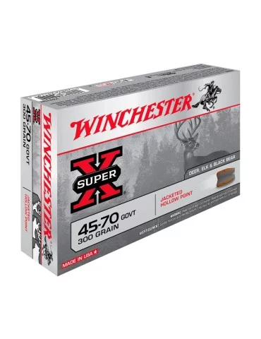 Winchester .45-70 GVT. JHP 300 gr