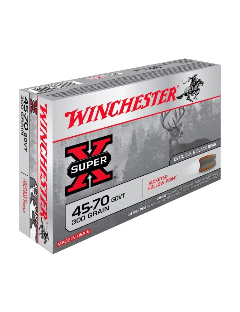 Winchester .45-70 GVT. JHP 300 gr