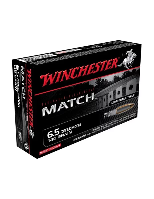 Winchester 6.5 Creedmoor BTHP 140 gr