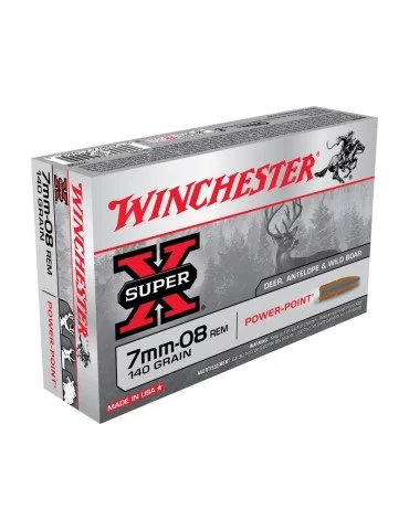 Winchester 7 mm - 08 Rem Power Point 140 gr