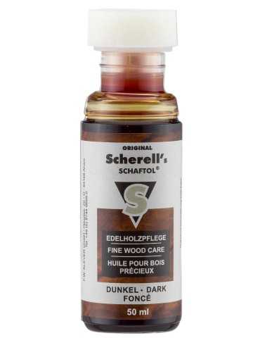 Huile Shaftol Scherell bois teinte foncé 50ml 2