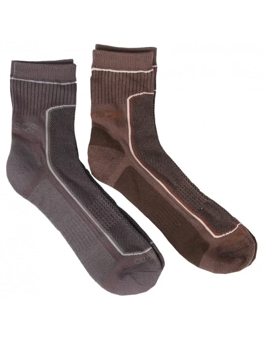 Lot de 2 paires chaussettes courtes Coolmax Somlys