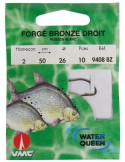 Hameçon monté forgé bronzé droit Water Queen