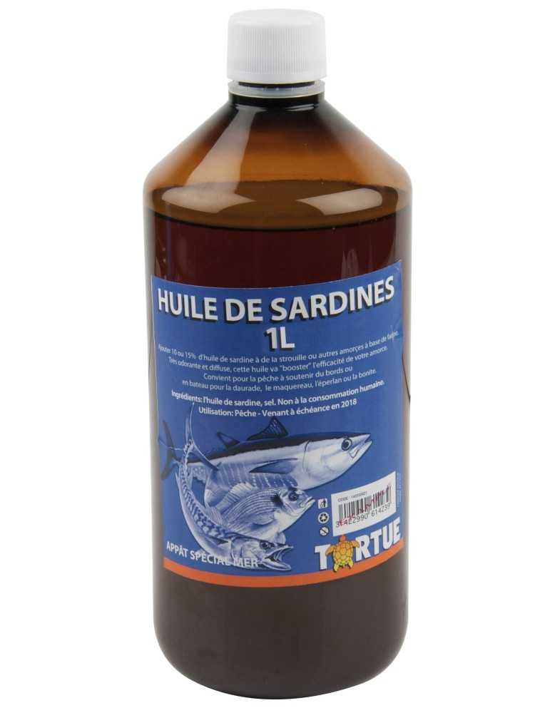 Huile de sardine 1L Tortue